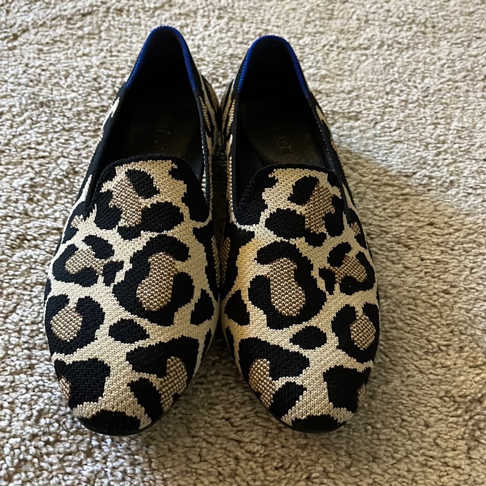 Rothy’s leopard flats